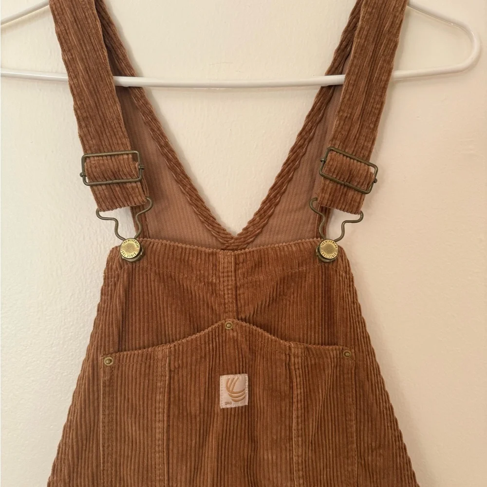 TNA Tan Corduroy Overalls - Picture 2 of 10
